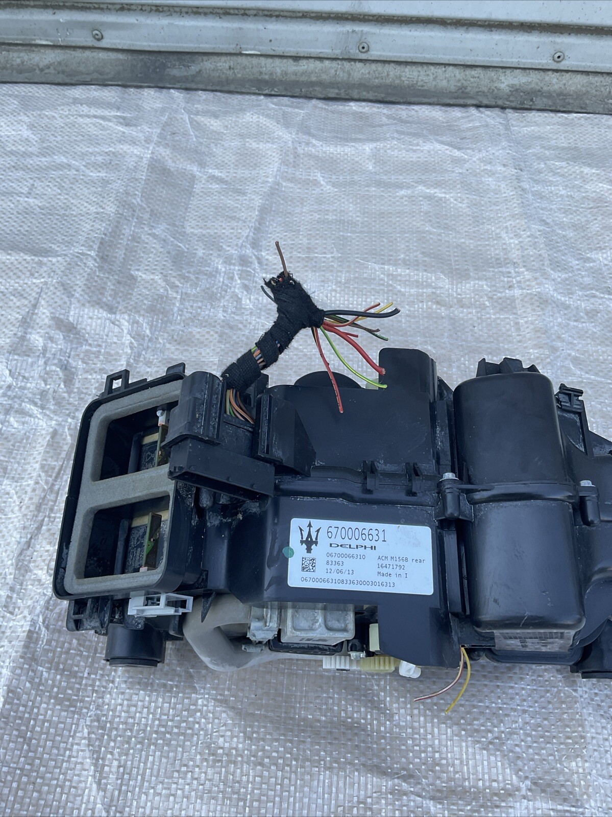 2014 MASERATI QUATTROPORTE Q4 CENTER CONSOLE HEATER CORE BLOWER MOTOR ASSY OEM
