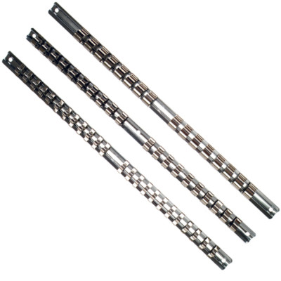 Klemmleiste Steckschlüsselhalter Steckschiene Steckleiste 1/4 3/8'' 1/2'' 60 Clips
