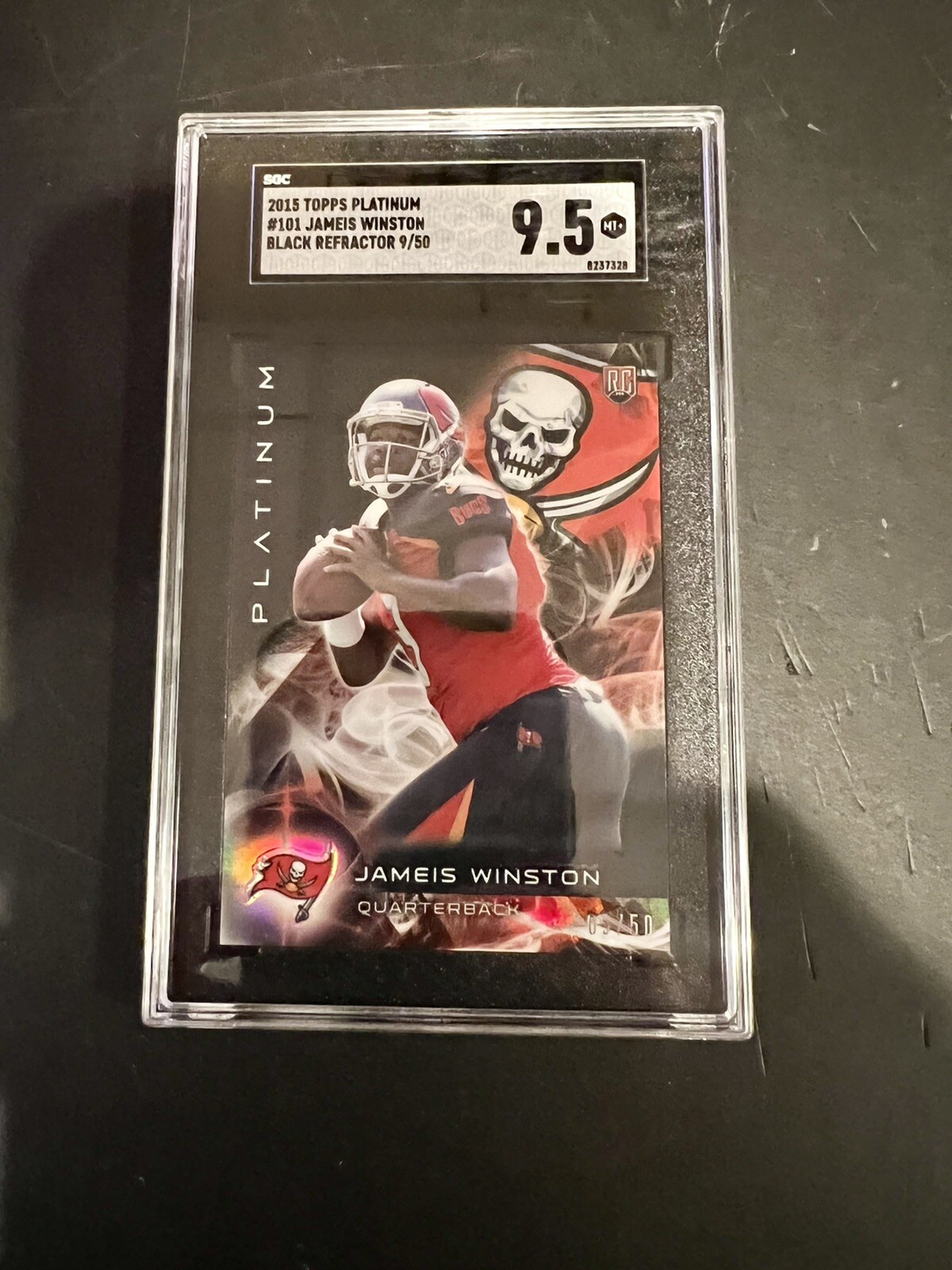 Jameis Winston Topps Platinum #101 Black Refractor