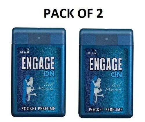 Engage MEN's Pocket Perfume, COOL MARINE 18 ml perfume For MEN ( PACK OF 2 ) - Image 3 of 3