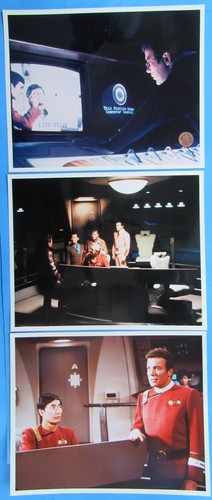 STAR TREK PHOTO STILL LOT of 3 vtg KODAK Search for SPOCK Sulu Captain Kirk 