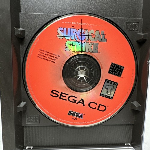 Surgical Strike (SEGA CD, 1995) COMPLETE CIB - TESTED & WORKING! - Picture 5 of 5