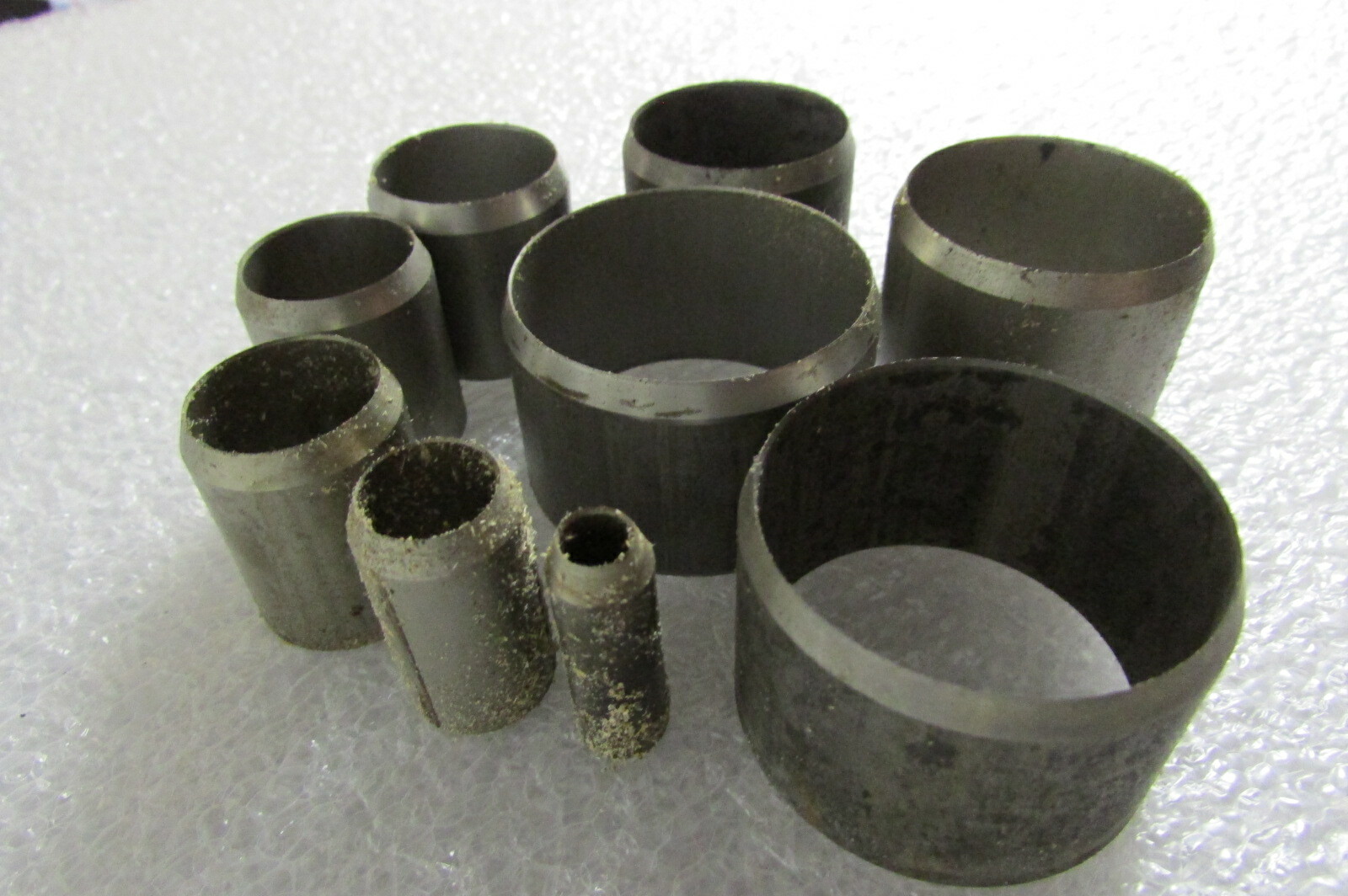 JF Helmold Steel Rule Circle Die Punches Round Punch Lot of 9 1/4" to 1