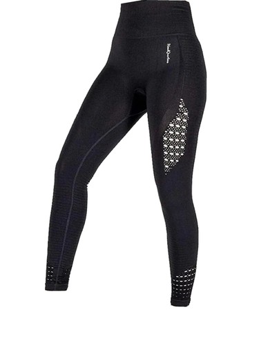 Athletic Headquarters Women's Leggings High Compression Size L Black - Picture 2 of 12