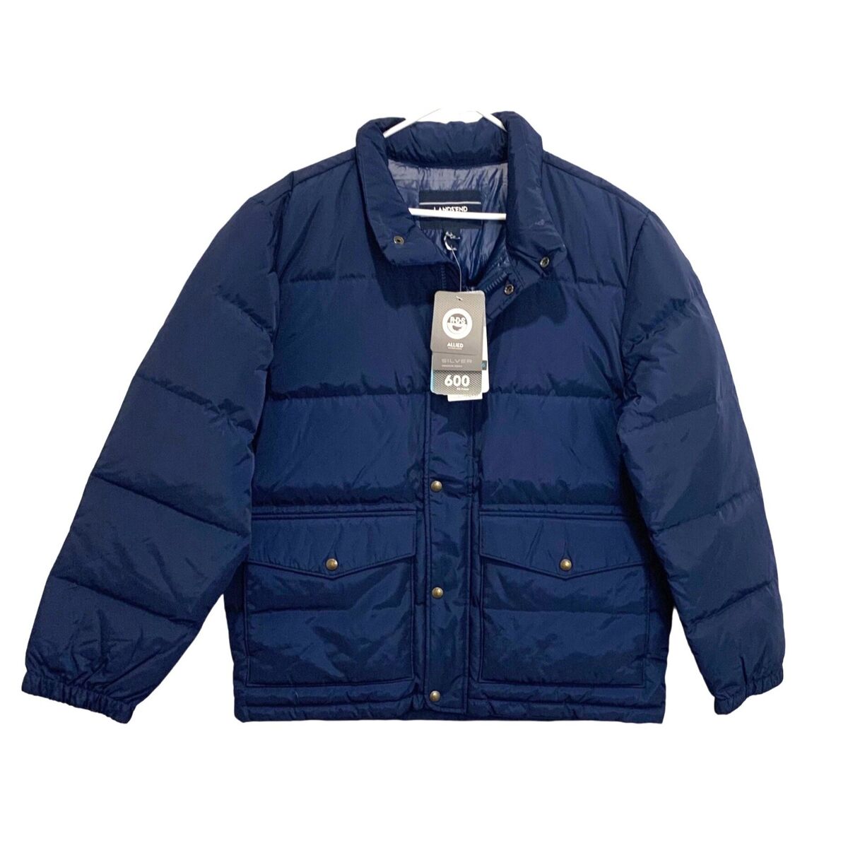 NWT Lands End 600 Down Jacket Deep Sea Large (42-44) Mens NWT Lands End 600 Down Jacket Deep Sea Large (42-44) Mens