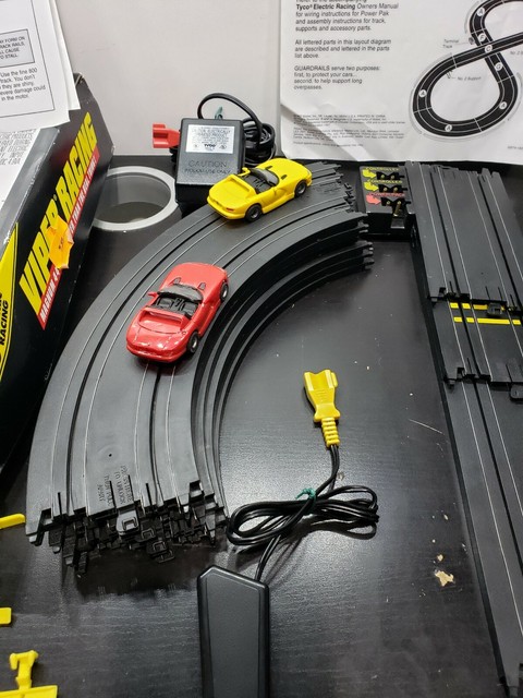 1997 TYCO VIPER Electric Racing Set W/ Box & 2 Slot Cars HO Scale | eBay