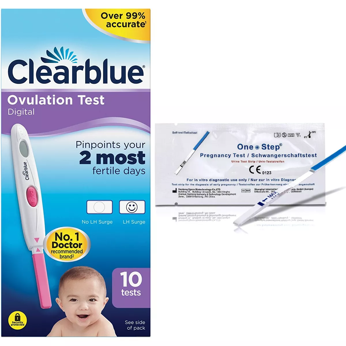 CLEARBLUE, Digital Ovulation Test 10's