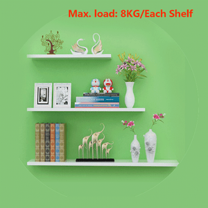 White Matt Floating Wall Mounted Shelf Shelves Display Storage 15cm Image Is Loading White Matt Floating Wall Mounted Shelf Shelves Display