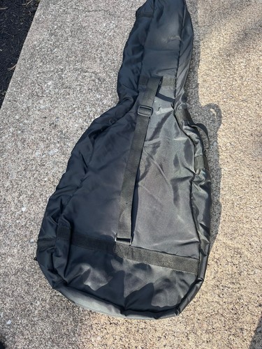 Ibanez Logo Guitar Gig Bag Black Single Outer Pocket Backpack Straps Zipper 41" - Picture 8 of 10