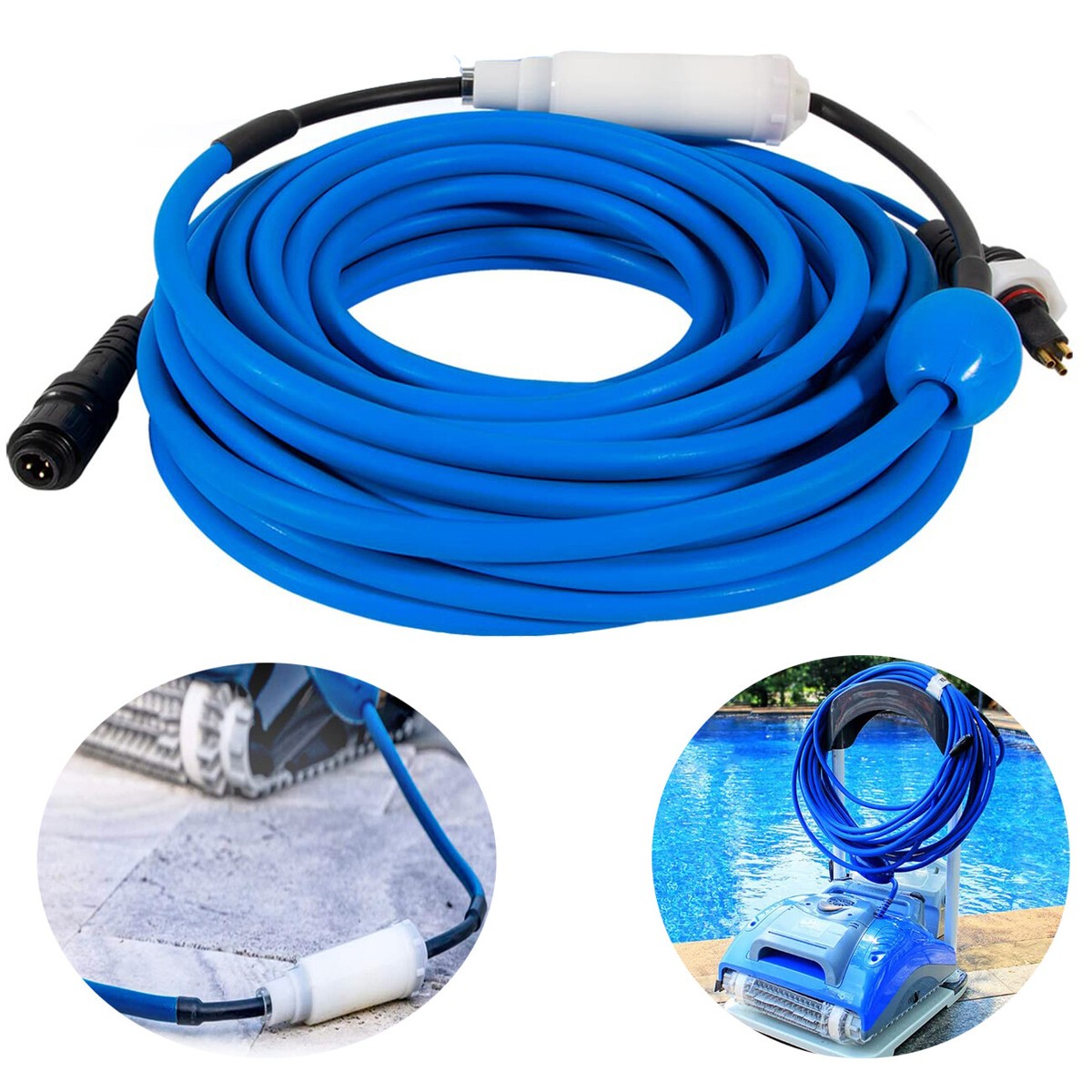 Genuine Dolphin Cable & Swivel Assembly For Nautilus CC Plus Robotic Pool Cleaner