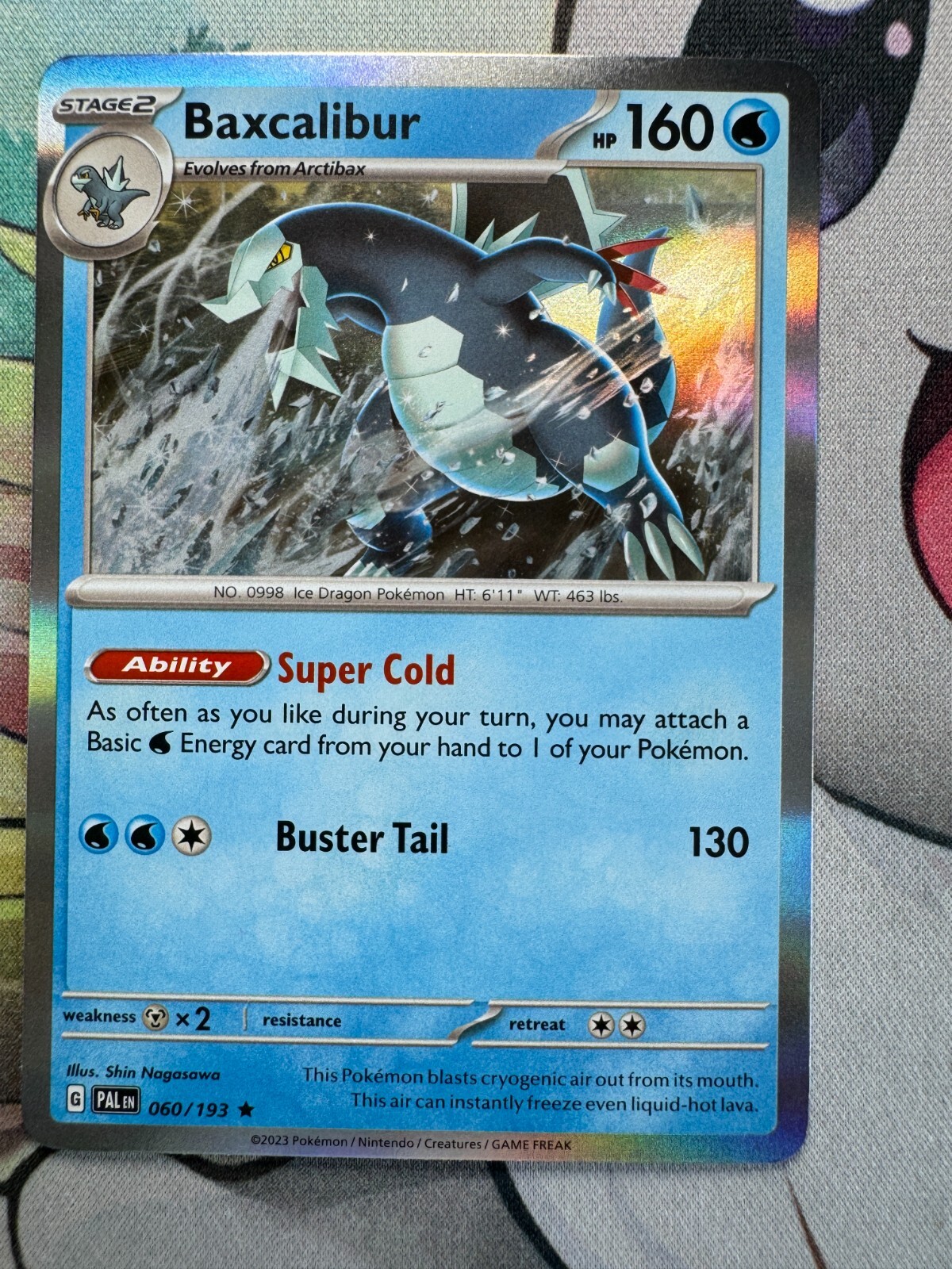 Baxcalibur Holo English Pokemon TCG BKCE574