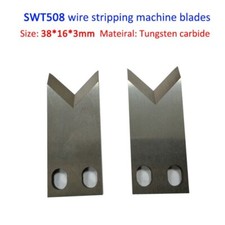 2Pcs Blade SWT508 Computer Wire Stripping Peeling Tungsten carbide Blade