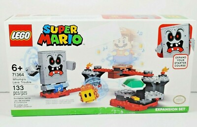 New LEGO Nintendo Super Mario Whomp's Lava Trouble Expansion Set