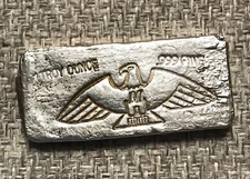 Vintage Montana Gold and Silver, Inc (Montana Eagle) 1 oz silver bar.  Rare