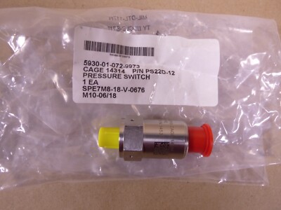 USGI Abrams M-1 Fuel Pressure Switch 12273320, 5930-01-072-9973