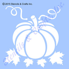 PUMPKIN STENCIL, Fall Stencil, Reusable Stencil, Painting Template, Scrapbook