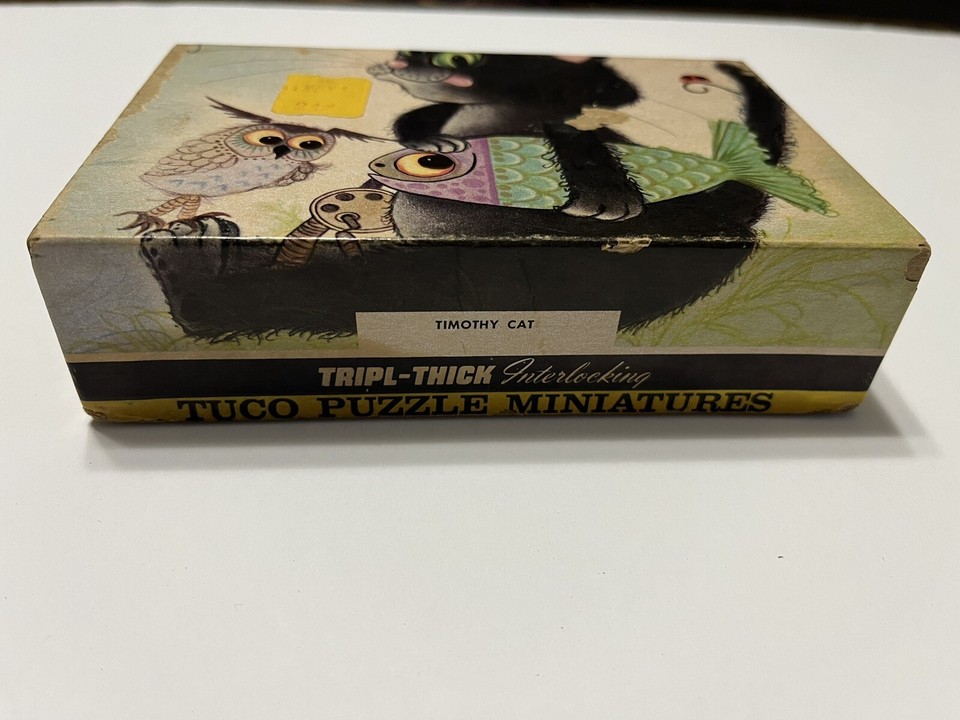 Mini Tuco Triple Thick Vintage Puzzle Timothy Cat Complete eBay
