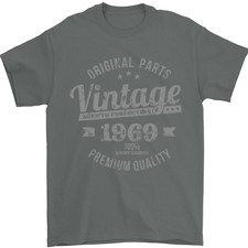 Vintage Year 57th Birthday 1969 Mens T-Shirt 100 Cotton