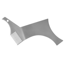 Stainless Steel Beard Shapers with Comb Beard Shaping Styling Tool Beard Shaping