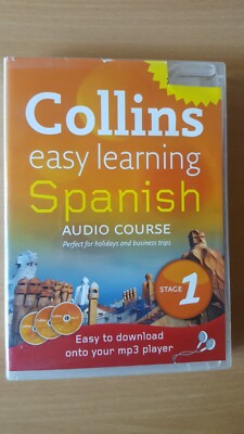 Collins Easy Learning Spanish Stage 1 CD X3 Box Set Audio Course COMPLETE