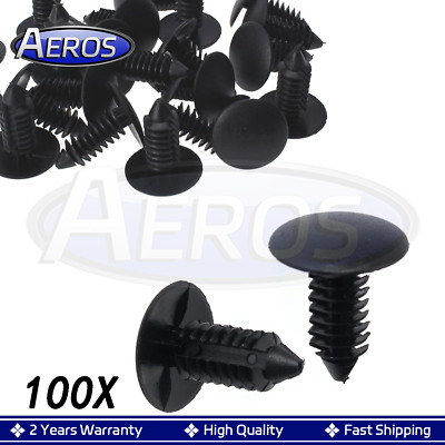 100pcs Nylon Retainer Clips Christmas Tree Fasteners for GM 1595864 ...