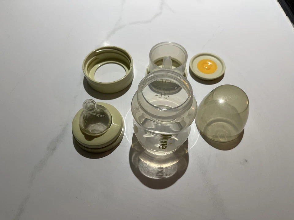 Mixie Formula 混合婴儿奶瓶 4 盎司。 二手状况完好婴儿喂养通风口 — 第 3/4 张图片