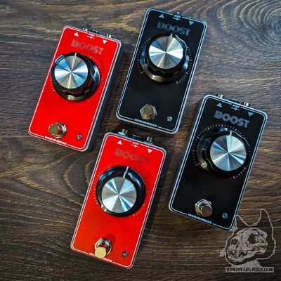 jFet Clean Boost Pedal - Hand Made Boutique Pedal - Five Cats Pedale - UK Made