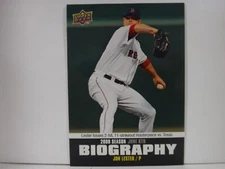 2010 Upper Deck Season Biography Jon Lester #SB-73