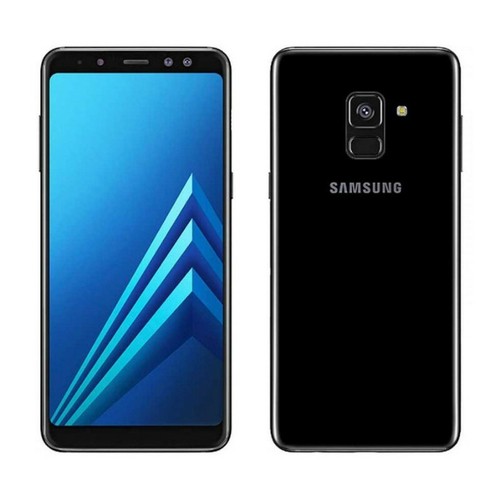 Teléfono inteligente Samsung Galaxy A8 (2018) negro 32 GB/4 GB 4G LTE NFC desbloqueado Android - Imagen 2 de 5