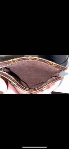 Louis Vuitton Toiletry Pouch 15 Monogram Microfiber Lined * NEW * - Picture 4 of 17