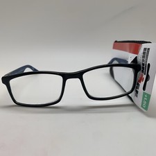 D949 Foster Grant IRONMAN IM2002 BLU BLUE 1.50 Men's Reading Glasses READERS