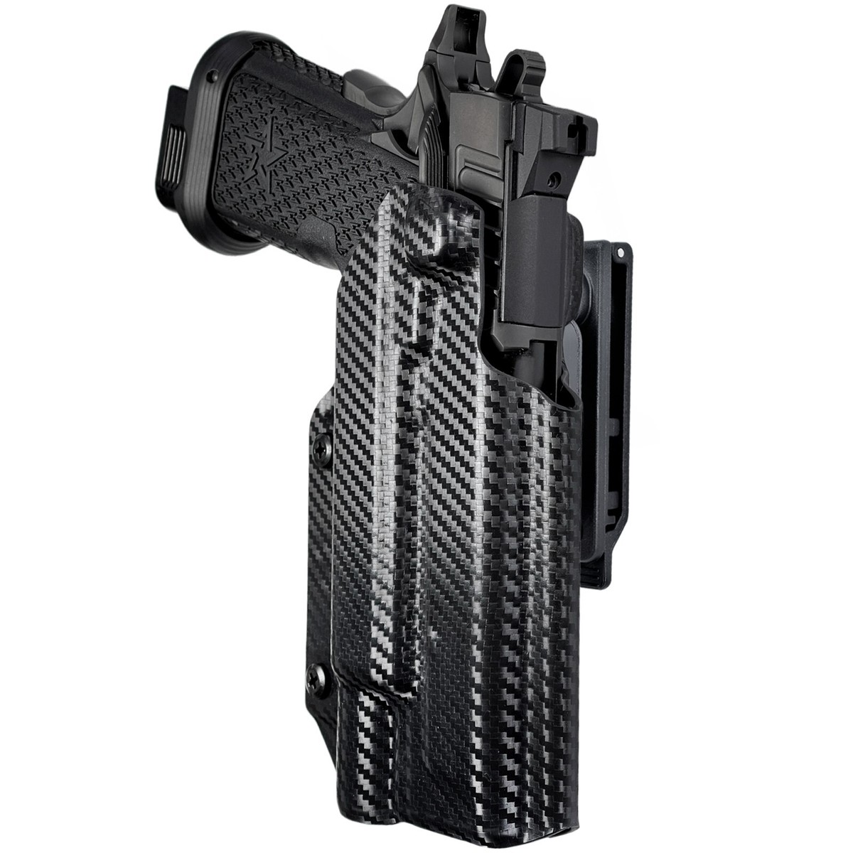 OWB Quick Release IDPA Holster fits Staccato XC w/ SureFire X300U