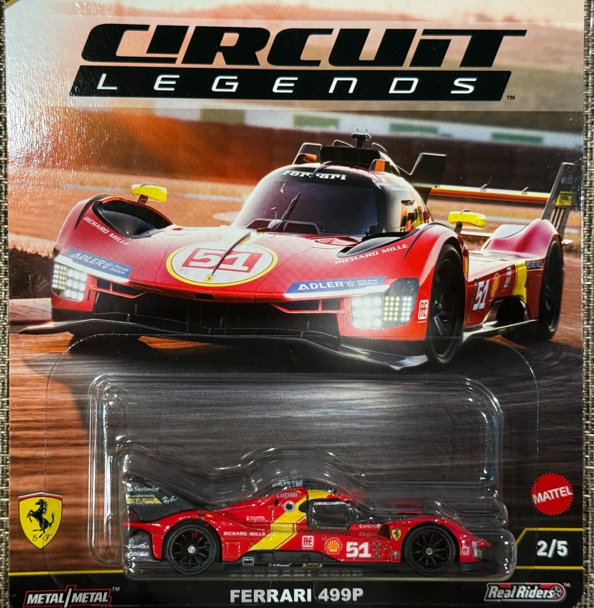 2025 Hot Wheels Car Culture Circuit Legends Ferrari 499P , Free