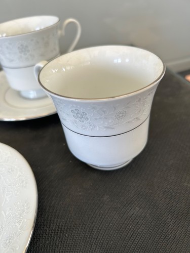 3 Crown Ming Cups And Saucers, Jian Shiang, Fine China. - Picture 11 of 14