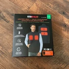 32 Degrees Heat Mens Heated Vest Tactical Tech Washable Black EXTRA LARGE (XL)