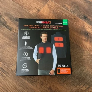 32 Degrees Heat Mens Heated Vest Tactical Tech Lavable Noir EXTRA LARGE (XL)