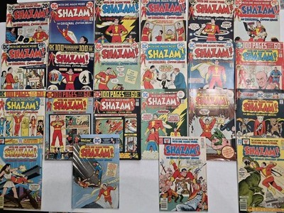 Shazam Bronze Age Lot (22) #1-27* NM- VF Many 1st Appearances 1973 High Grade