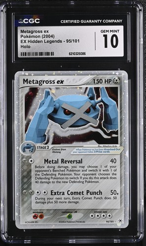 Metagross ex graded CGC 10 for sale on eBay