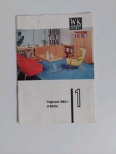 Broschüre Prospekt WK Möbel WKS 50er Jahre Möbel + Preisliste Vintage