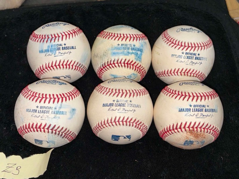 Rawlings Official Major League Baseballs [USED] MLB Baseballs (6 count) [Z3]
