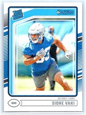 2024 Panini Donruss- Rated Rookie Sione Vaki #332 Lions