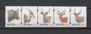 Stamps Topical Animal kingdom South Africa strip of 5