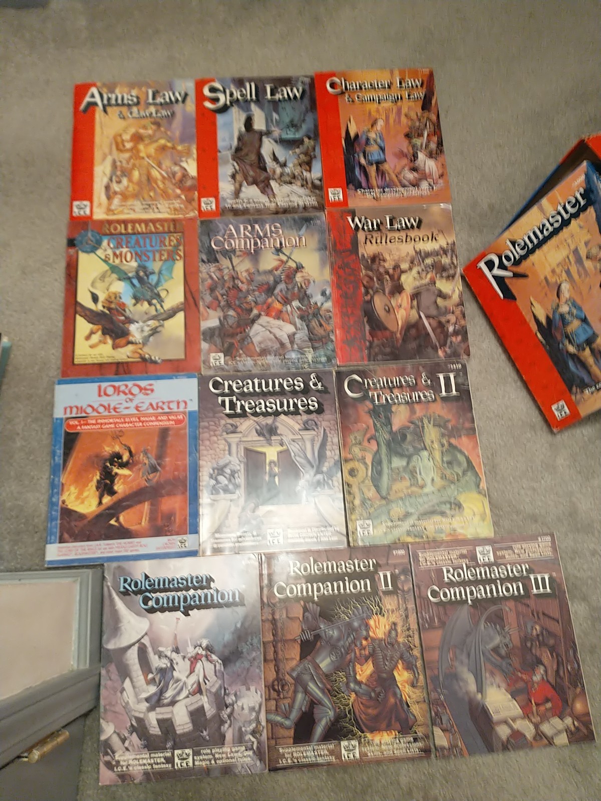 Rolemaster RPG Mega Rules Essential Lot Best RPG in Genre Classic D&D Alternate 