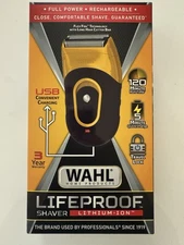 Wahl 7065L Life Proof Lithium Ion Flex Foil Shaver 3023681 SEALED