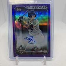 2024 Topps Pro Debut - Jordan Beck #PD-172 Purple Foil Autographs /299 (AU, RC)