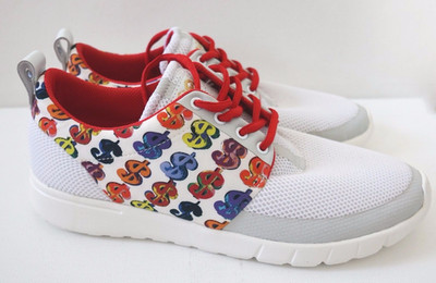 MOA MASTER OF ARTS Multi-Color DOLLAR SIGN Sneakers EUR-41/US-8 EUR-43/US-9.5