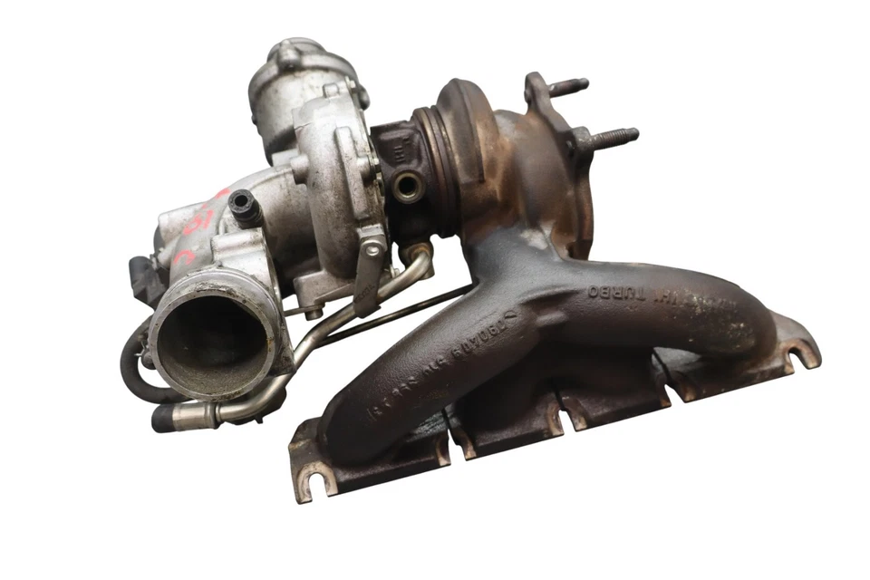 09-16 Audi A4 A4 Quattro Exhaust Manifold Turbo Charger Assembly Oem - Image 4 of 4