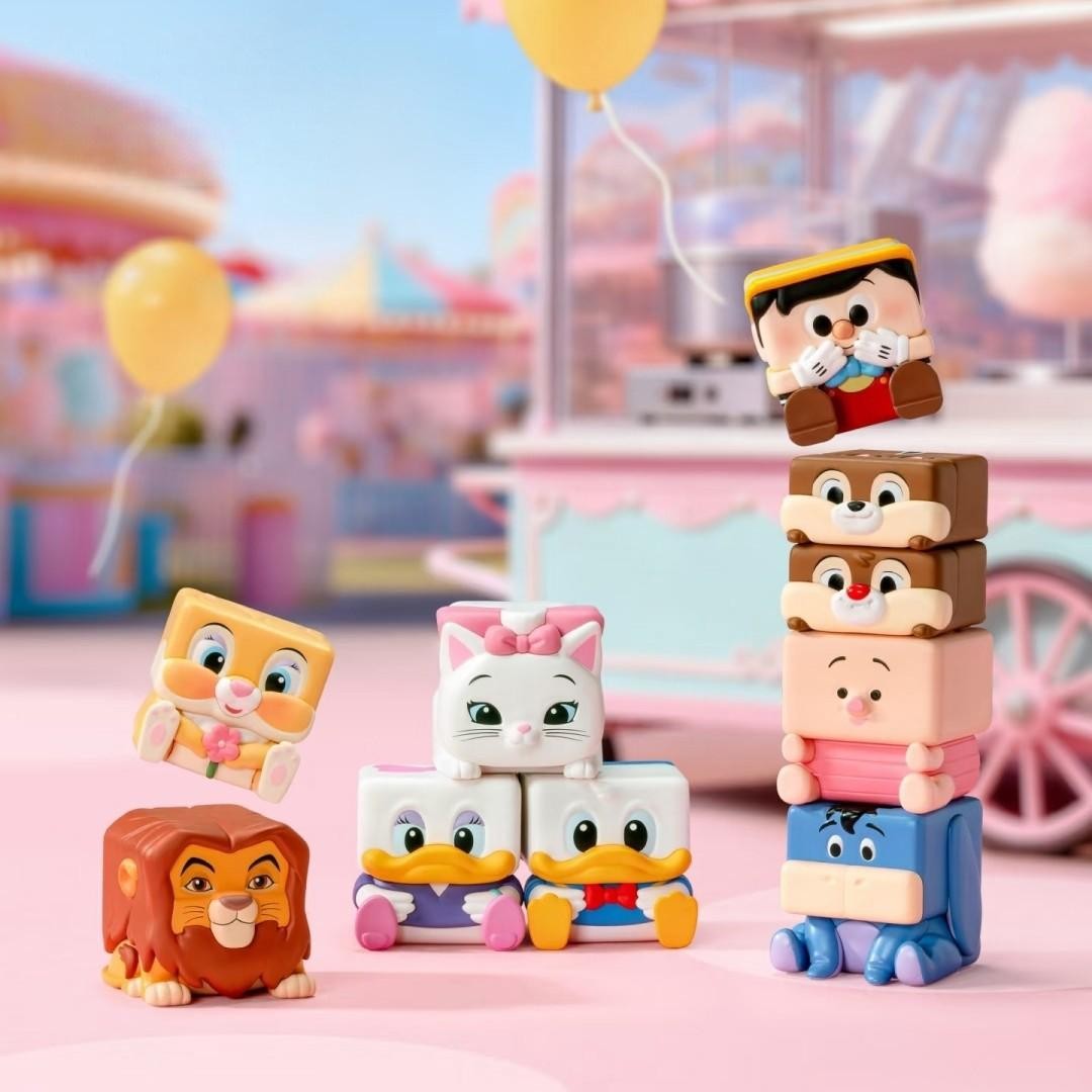 Disney Classics POP CUBE-2 Series Blind Box Confirmed Figures Art Toy Cute Doll