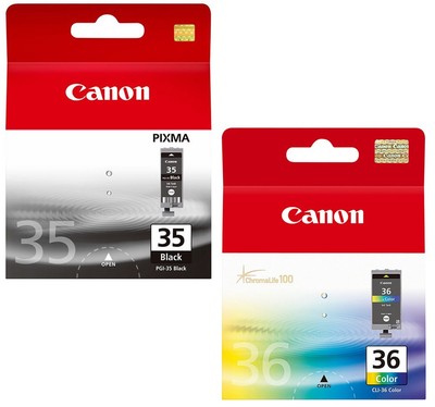 Original Canon PGI-35BK & CLI-36 Tintenpatrone Pixma iP100 iP110 iP110B TR150 Posten
