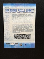 25-26 UD O-Pee-Chee Hockey Top Rookie Puzzle Bounty OPC-7